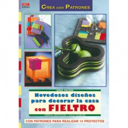 .LIBRO DRAC 34003 NOVEDOSOS DISEÑOS C/ FIELTRO