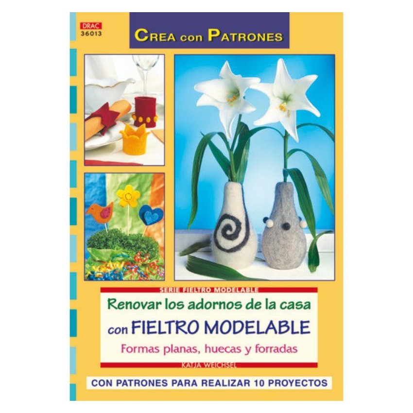 LIBRO DRAC 36013 ADORNOS CON FIELTRO MODELABLE