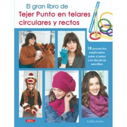 .EL GRAN LIBRO D:TEJER PUNTO TELARES CIRC.DRAC