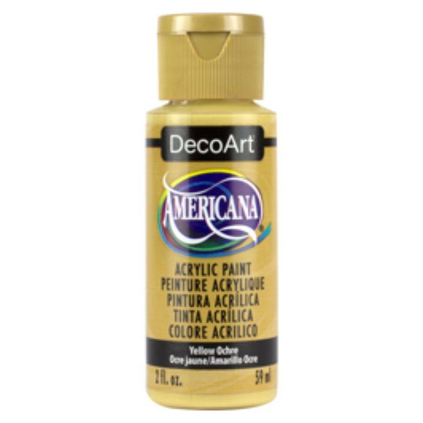 ACRILICO AMERICANA MATE 60cc OCRE AMARILLO Nº8