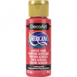 ACRILICO AMERICANA MATE 60cc ROJO CADMIO Nº15·