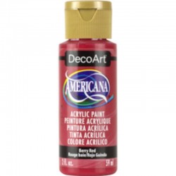 ACRILICO AMERICANA MATE 60cc ROJO GUINDA Nº19·