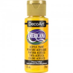 ACRILIC AMERICANA MATE 60cc AMARILLO PRIMARIO 201·