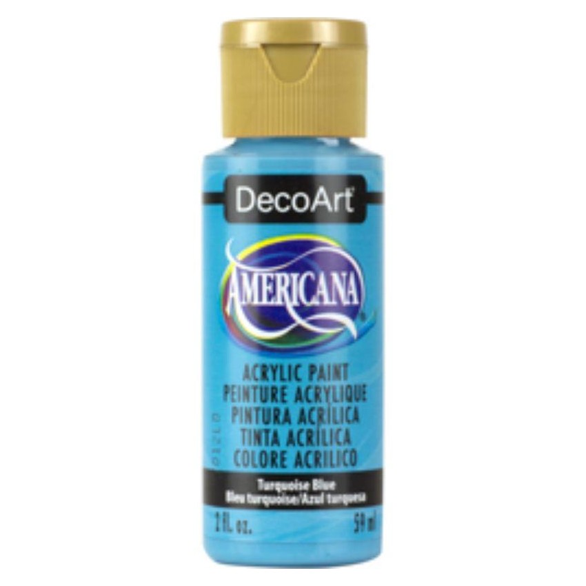 ACRILICO AMERICANA MATE 60cc AZUL TURQUESA Nº268