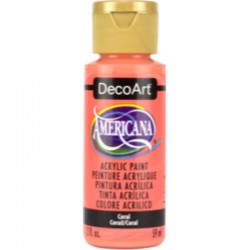 ACRILICO AMERICANA MATE 60cc CORAL           Nº346