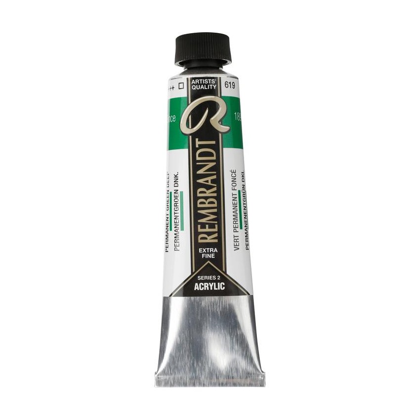 ACRILICO REMBRANT 40ML VERDE PERM.OSC