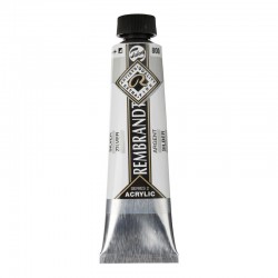 ACRILICO REMBRANT 40ML PLATA