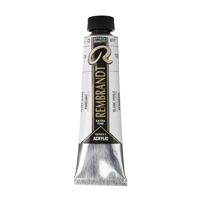 ACRILICO REMBRANT 40ML BLANCO PERLA
